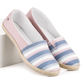 Alpargatas Slip on Vices rosa 1