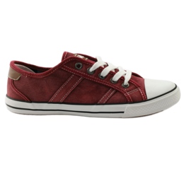 Mcarthur 01-BG borgonha meia-sapatilhas multicolorido castanho branco 1