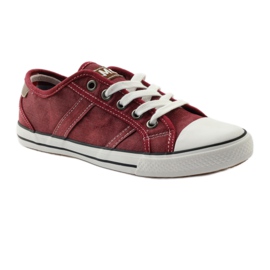 Mcarthur 01-BG borgonha meia-sapatilhas multicolorido castanho branco 2