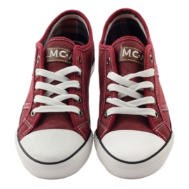 Mcarthur 01-BG borgonha meia-sapatilhas multicolorido marrom branco 5