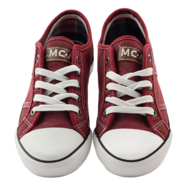 Mcarthur 01-BG borgonha meia-sapatilhas multicolorido castanho branco 5