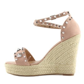 Alpercatas em cunha rosa 100-862SC rosa 2