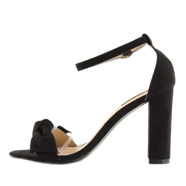 Sandália preta de salto alto 118-11 preta preto 1