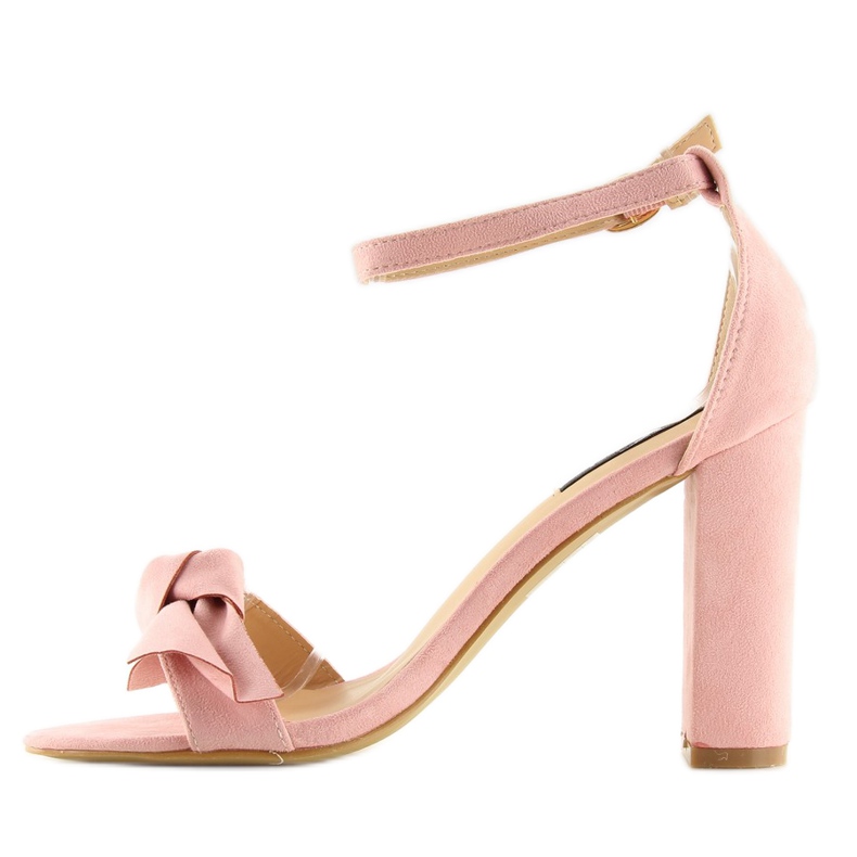 Sandália de salto alto rosa 118-11 rosa 1