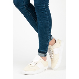 Sport Tênis camurça amarelo 1