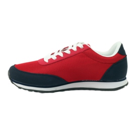 American Club sapatos esportivos amarrados vermelhos americanos azul marinho 2