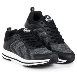 Ax Boxing Calçados Esportivos Amarrados preto cinza 1