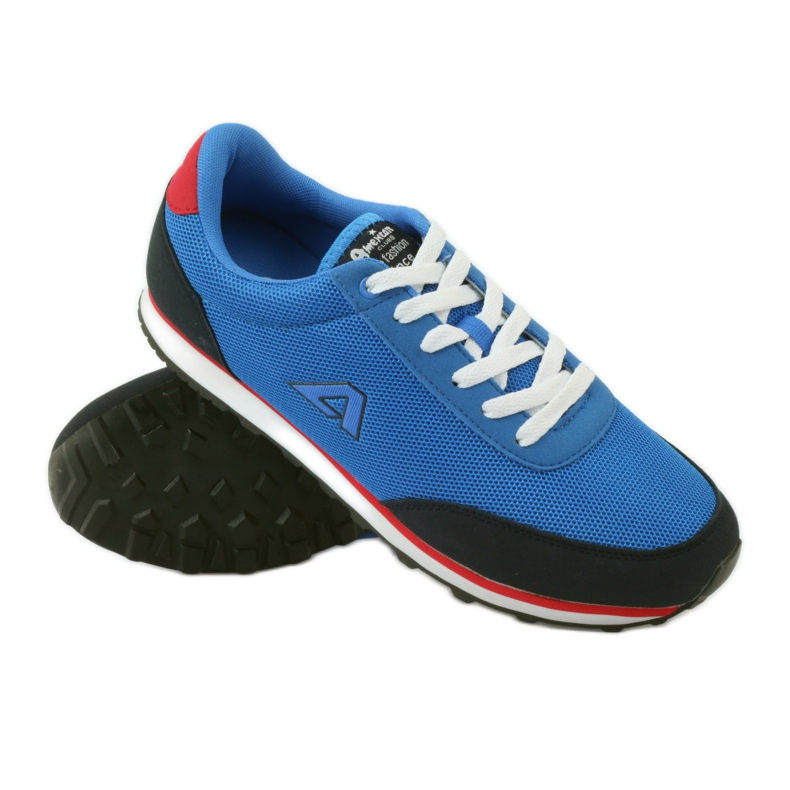 American Club sapatos esportivos azuis americanos azul marinho azul 3