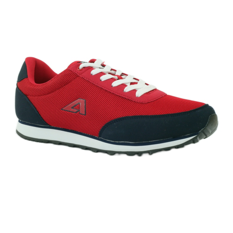American Club sapatos esportivos amarrados para homens vermelhos americanos azul marinho 1