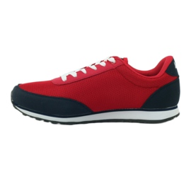 American Club sapatos esportivos amarrados para homens vermelhos americanos azul marinho 2