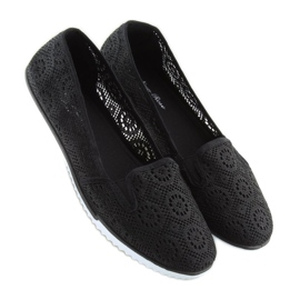 Slipony de renda preta MN70 preto 1