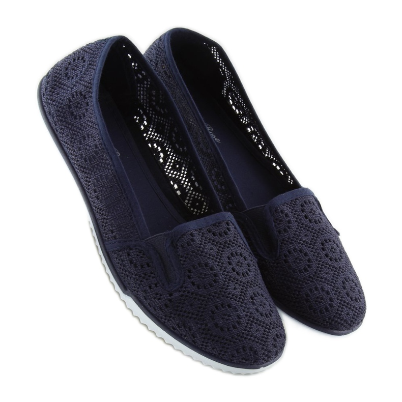 Cueca de renda azul marinho MN70 D.BLUE 1