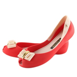 Bailarinas Meliski Red KM98 RED / D.BEIGE vermelho 1