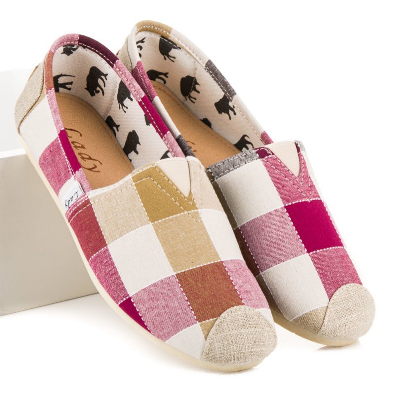 L. Day Alpargatas xadrez confortáveis multicolorido 1