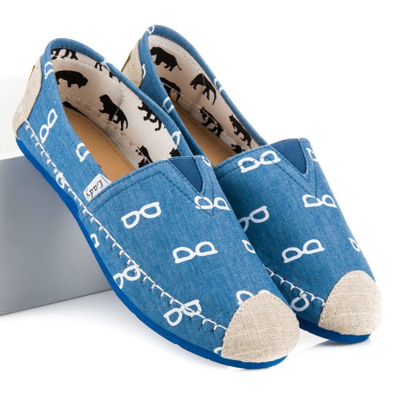 L. Day Blue Slipons azul 2