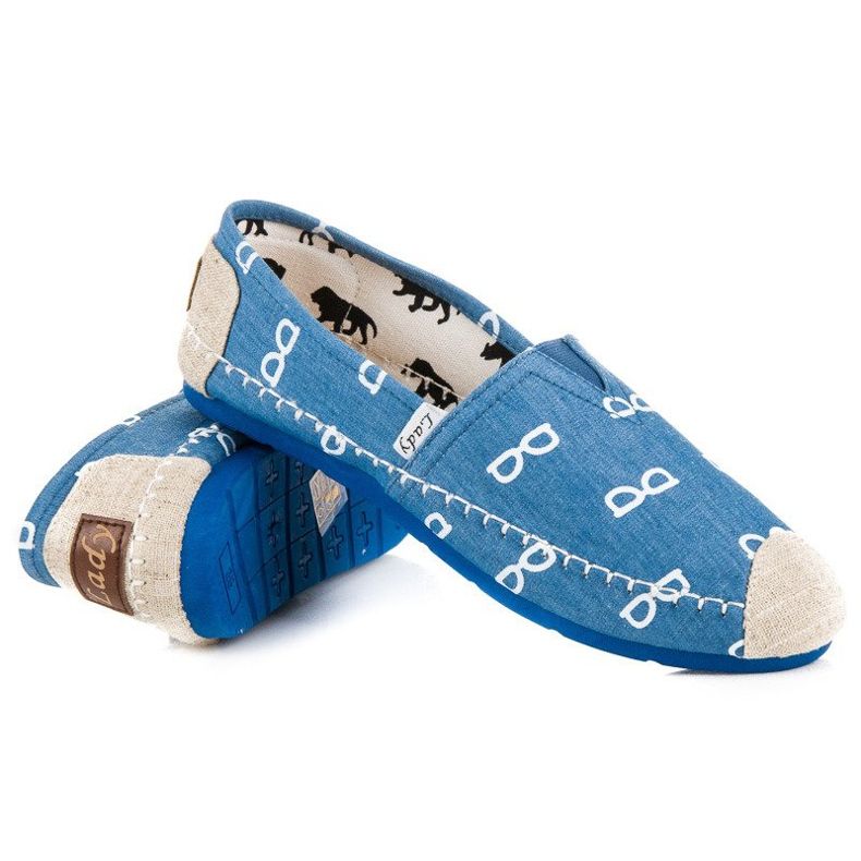 L. Day Blue Slipons azul 1