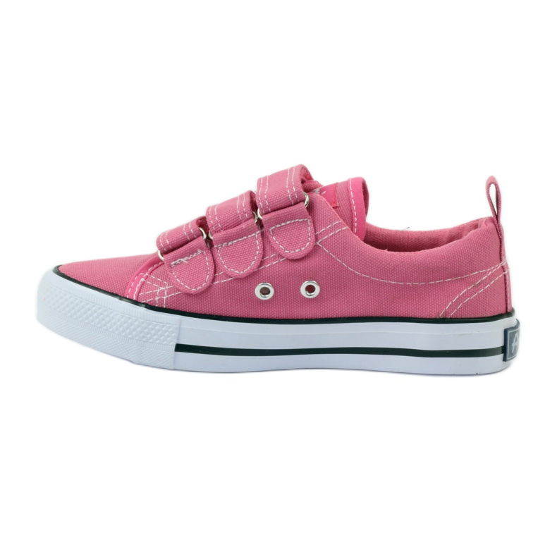American Club tênis americano de velcro rosa 2