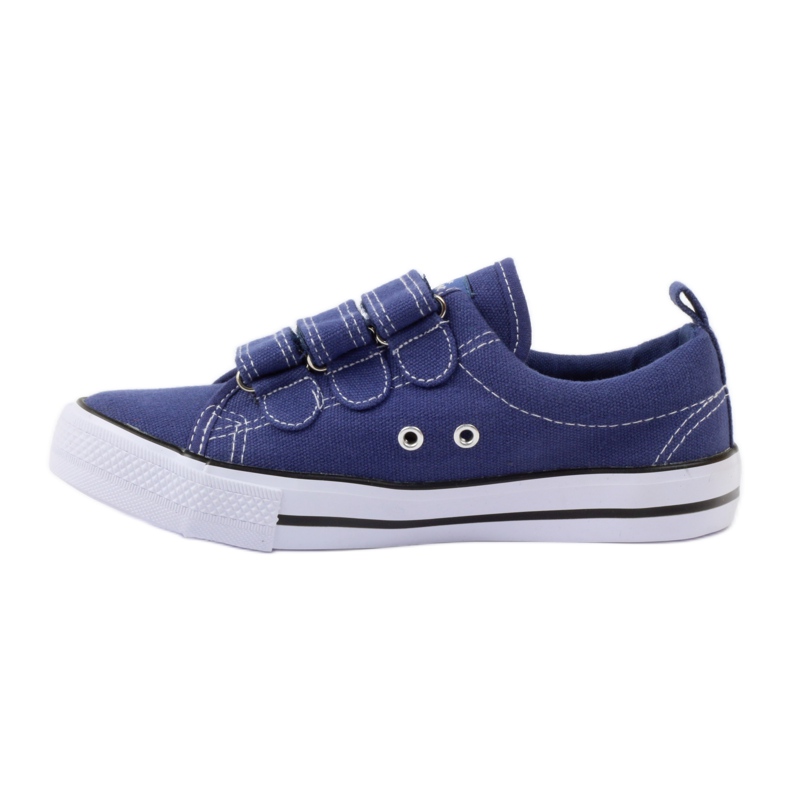 American Club tênis americano de velcro azul marinho 2