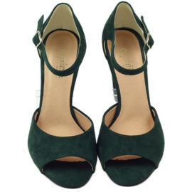 ESPINTO 246 sandálias verdes vermelho 4