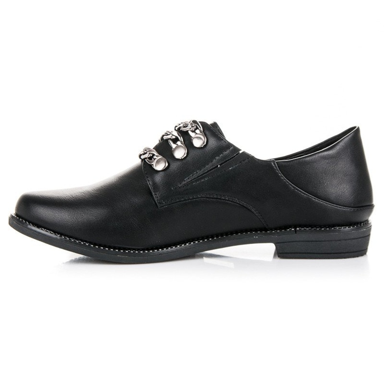 Anesia Paris Sapatos deslizantes preto 1