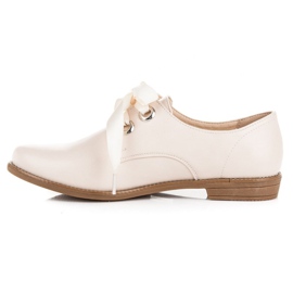 Anesia Paris sapatos com fita preto castanho 1
