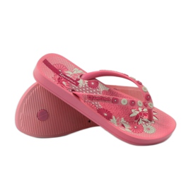 Chinelos com flores Ipanema 82387 rosa 3