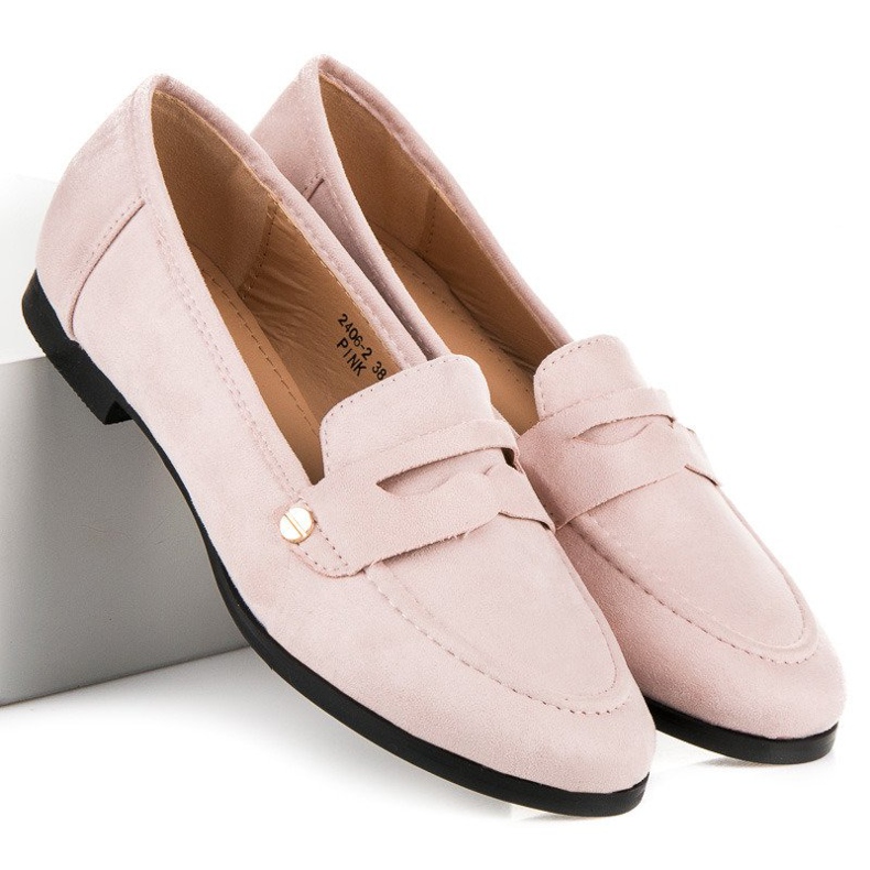 Sweet Shoes Mocassins cor de rosa 1
