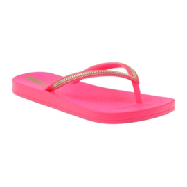 Flip-flops corrente de ouro Ipanema 8238 rosa amarelo 1