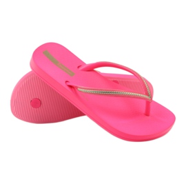 Flip-flops corrente de ouro Ipanema 8238 rosa amarelo 3