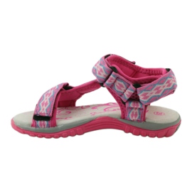 American Club Sandálias com aplicação de couro American 5268 tolet rosa 2