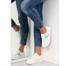 Tênis branco com sola alta K1831401 Blanco 1 Tênis branco com sola alta K1831401 Blanco 1