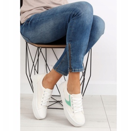 Tênis branco com sola alta K1831401 Blanco 2