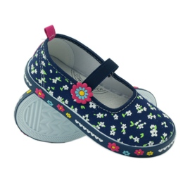 American Club tênis de palmilha de couro americano azul marinho 3