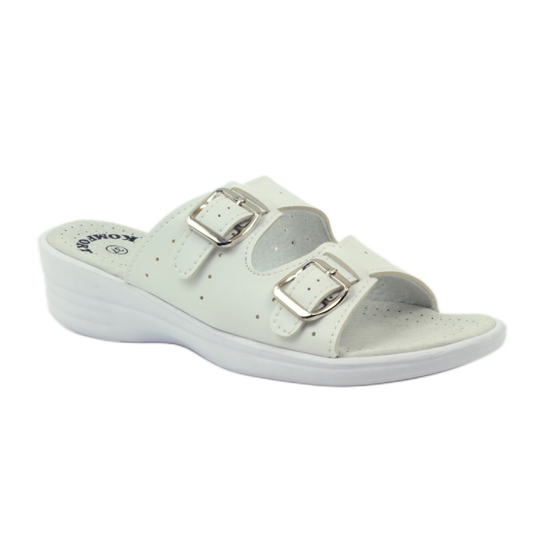 American Club Chinelos médicos confortáveis ​​American 3/2018 branco 2