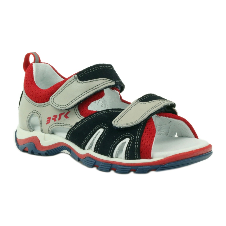 Sandálias de velcro Bartek 16187 cinza 1