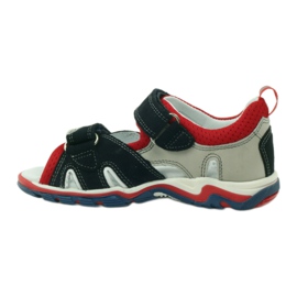 Sandálias de velcro Bartek 16187 cinza 2