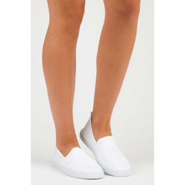 Tênis slip-on de tecido Mckeylor branco 1