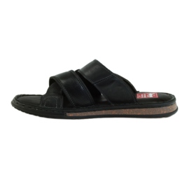 American Club Chinelos de homem leve EVA fundo americano preto 2