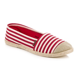 McKey Alpercatas com Nervuras vermelho 1