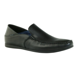 Mocassins masculinos negros Badura 3151 preto 1