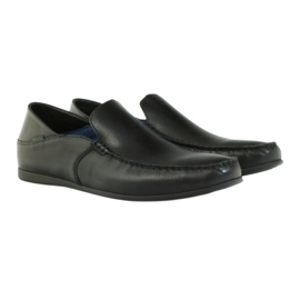 Mocassins masculinos negros Badura 3151 preto 3
