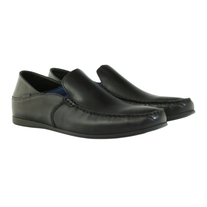 Mocassins masculinos negros Badura 3151 preto 3