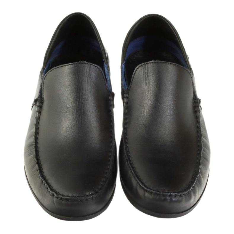 Mocassins masculinos negros Badura 3151 preto 4
