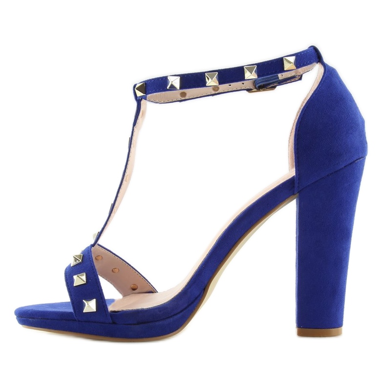 Sandálias no poste A03 azul marinho 2