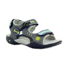 American Club Inserção de couro americano 1718 cinza azul preto 1