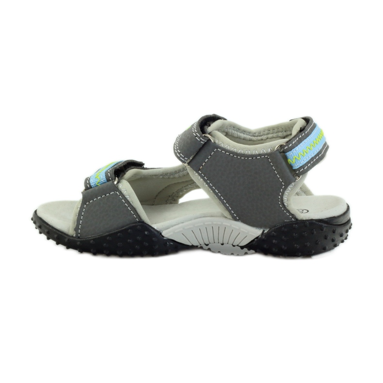 American Club Inserção de couro americano 1718 cinza azul preto 2