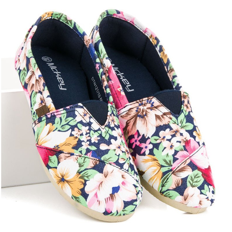McKey Alpargatas leves com flores multicolorido 1