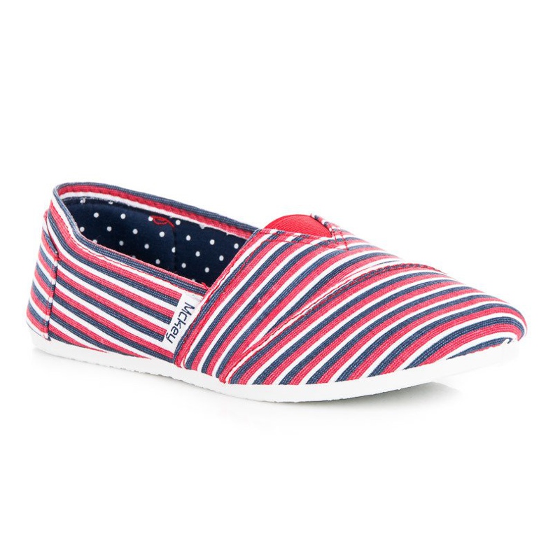 McKey Chinelos listrados vermelho 1