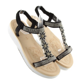 Sandálias femininas pretas WSJ-49 pretas preto 1