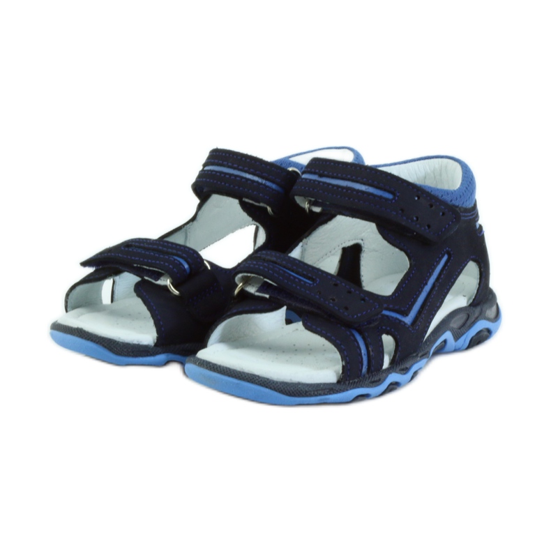 Sandálias com velcro Bartek 31825 azul marinho azul-marinho 3